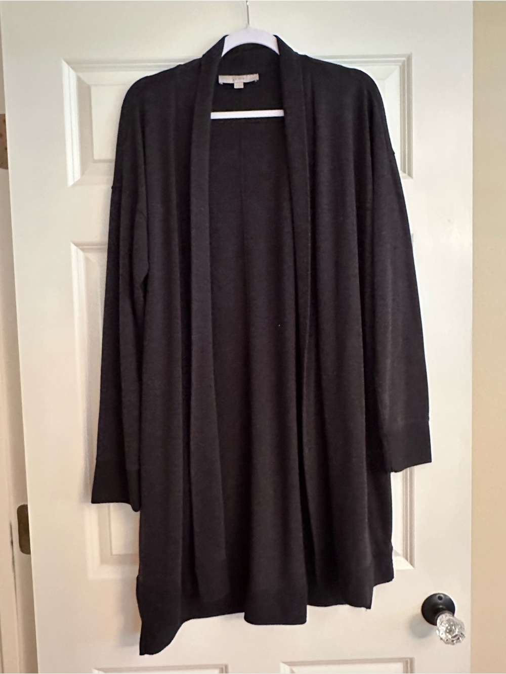 LOFT Outlet Lounge charcoal Open-Front Cardigan – Size XL
